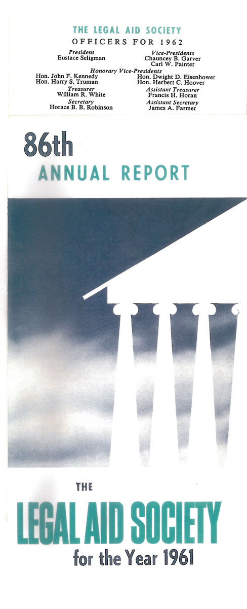 86th Annual Report of The Legal Aid Society