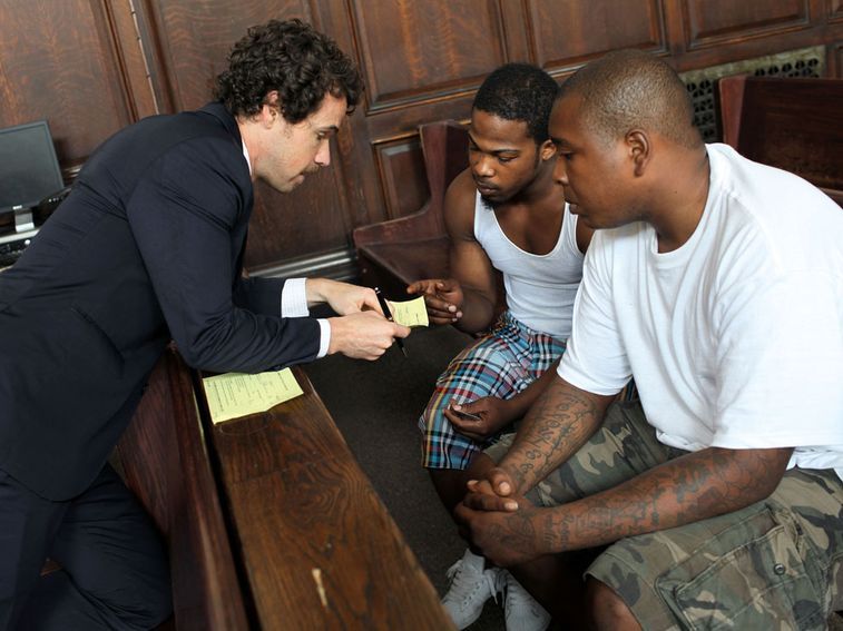 A court appearance in the television pilot “Criminal Defense - Brooklyn”
